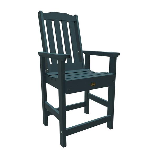 Highwood Springville Outdoor Plastic Counter Dining Arm Chair (Set of 1)