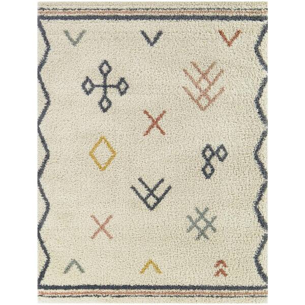 BALTA Marisa Dark Grey 5 ft. x 7 ft. Tribal Area Rug
