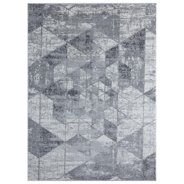 United Weavers Madrid Marbella Grey 9 ft. 10 in. x 13 ft. 2 in. Area Rug