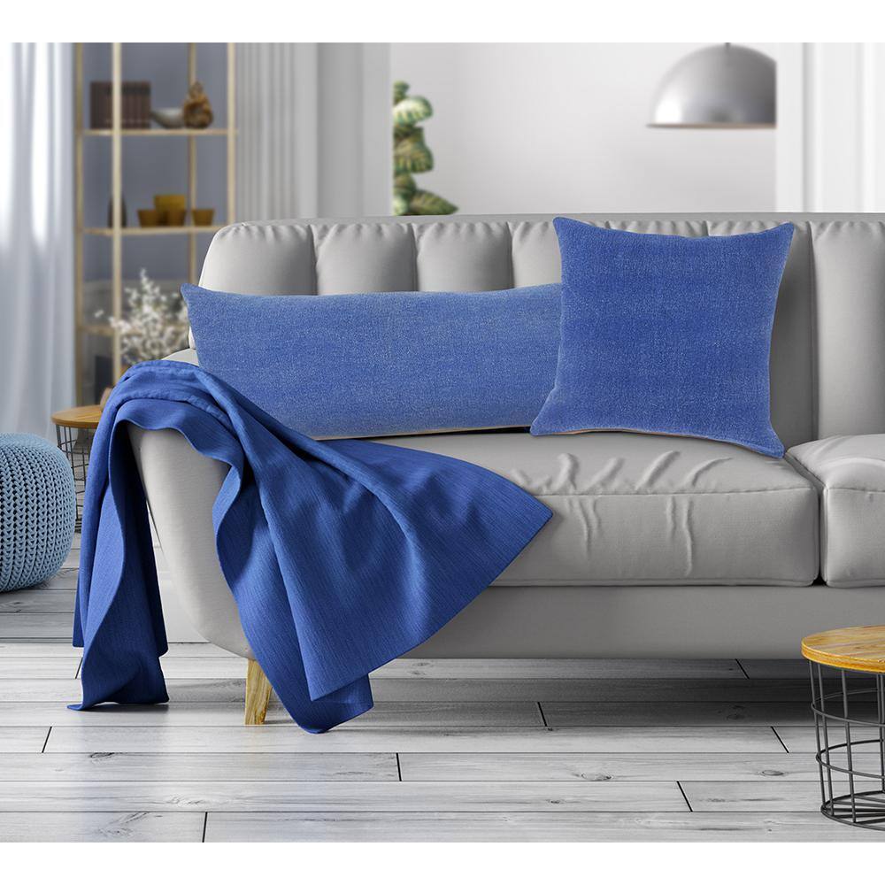 Classic Royal Blue 20" Square Throw Pillow