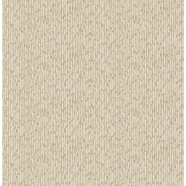 A-Street Prints Mackintosh Light Brown Abstract Textural Wallpaper Sample
