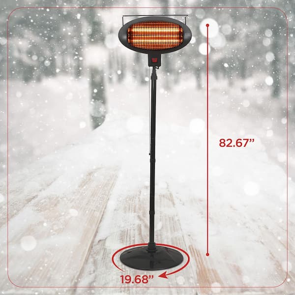 BLACK+DECKER Patio Electric Heater for Ceiling Heater for Outside with  Remote Control