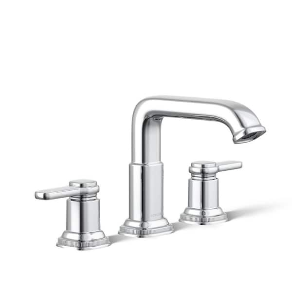 Numista 8 in. Widespread Double Handle Bathroom Faucet in Polished Chrome