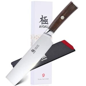 Daimyo Series 9 in. 440C Stainless Steel Vegetable Cleaver Knife with Ultra Sharp Blade and Ergonomic Rosewood Handle