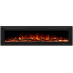 Dimplex Prism 74 In. Wall-Mounted Electric Fireplace With Acrylic Ember ...