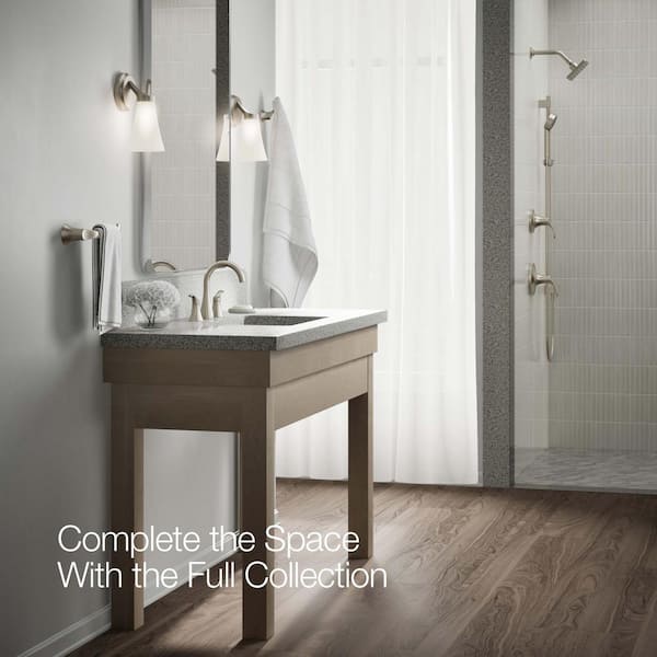 KOHLER Simplice Double-Handle 1.2 GPM 8 in. Widespread Bathroom Sink Faucet in Vibrant Brushed Nickel