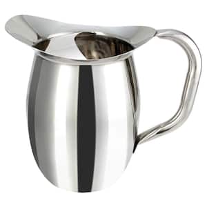 96 fl. oz. Stainless Steel Bell Pitcher with Ice Catcher