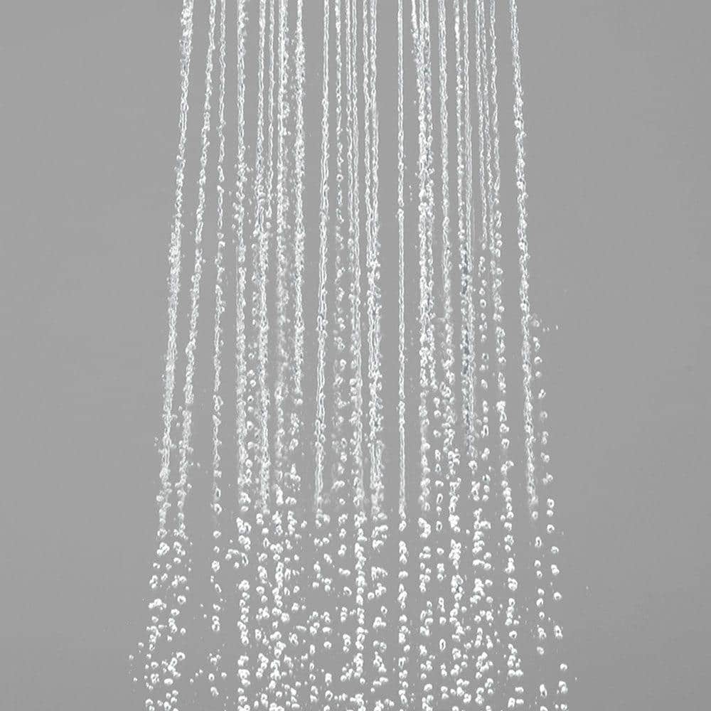 PuraVida Avantgarde Chrome Square Handheld Shower Head with Filter