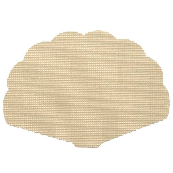Kraftware Fishnet Shell Placemat in Ivory (Set of 12)
