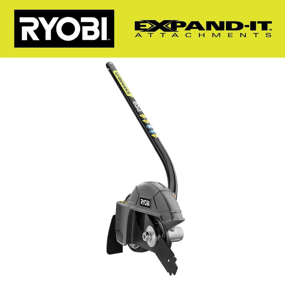 RYOBI Expand-It 8 in. Universal Straight Shaft Edger Attachment RYEDG12 - The Home Depot