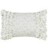 Laura Ashley Harper Jade Green Floral Cotton 14 in. x 20 in. Throw Pillow 220887
