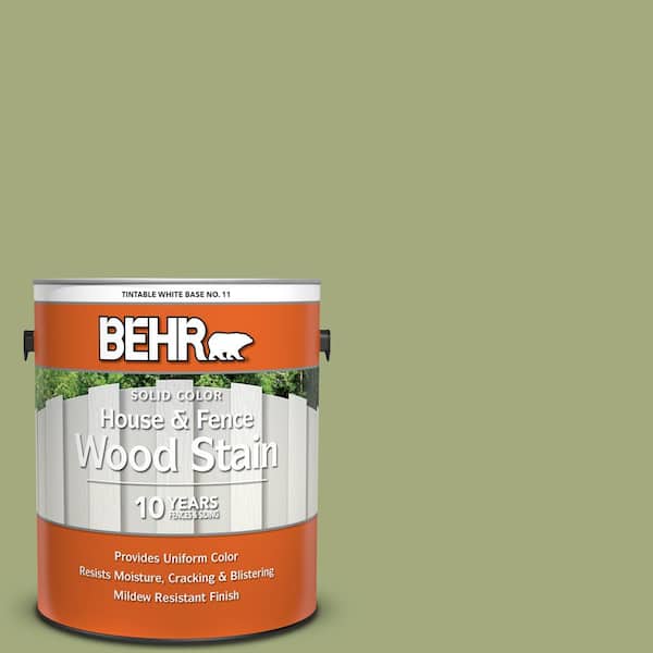 BEHR 1 gal. #M350-5 Mossy Cavern Solid Color House and Fence Exterior Wood Stain