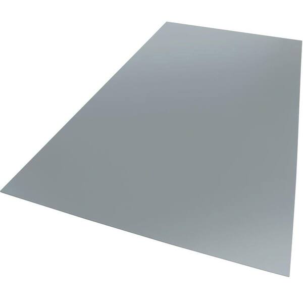 Plate .500" x 12" x 48" Gray Color PVC Sheet Plastic Polyvinyl Chloride Panel