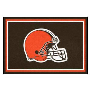 FANMATS NFL Cleveland Browns Brown 2 ft. Round Area Rug 17681 - The Home  Depot