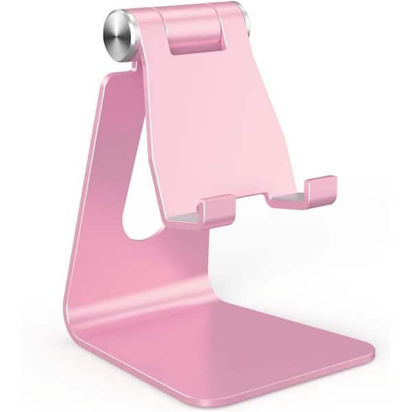 Adjustable Cell Phone Stand Holder for Desk Cradle Dock for iPhone and 4-8 Phones Rose Gold Office Accessories