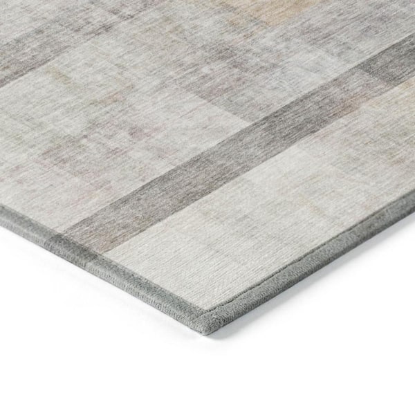 Brown 9 ft. x 12 ft. Woven Solid Color Rectangle Indoor/Outdoor Area Rug