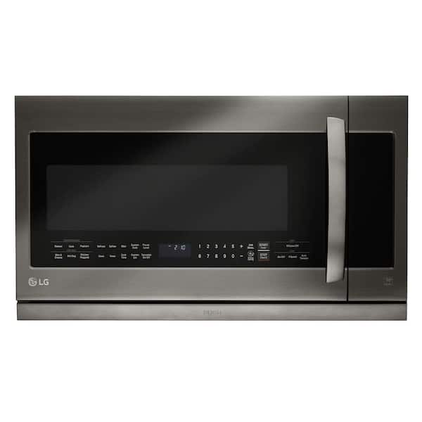 LG Electronics 2.2 cu. ft. Over the Range Microwave in Black Stainless Steel with EasyClean, Sensor Cook and ExtendaVent