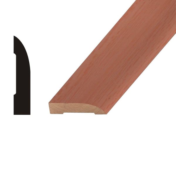 Kelleher Streamline 11/32 in. x 2-1/2 in. Mahogany Base Moulding