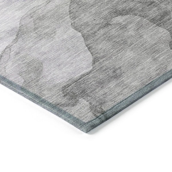 Chantille Machine Washable Indoor/Outdoor Abstract ACN2109 Lavender 1 ft. 8 in. x 2 ft. 6 in. Accent Rug