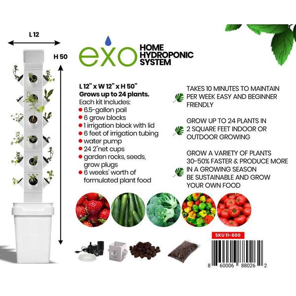 thumbnail interactive-video image 1 of Grelen Vertical 80-Pot Hydroponics Tower – 10 Layers, 30L Tank, Indoor/Outdoor Garden System 1 of 6