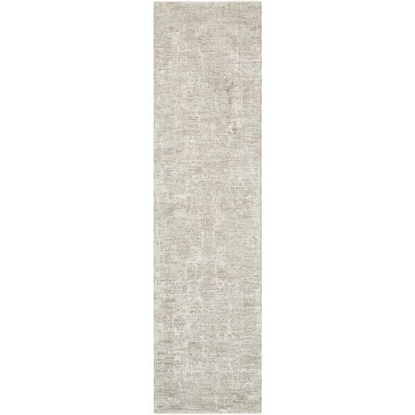 Livabliss Masterpiece Gray Traditional 2 ft. x 7 ft. Indoor Area Rug