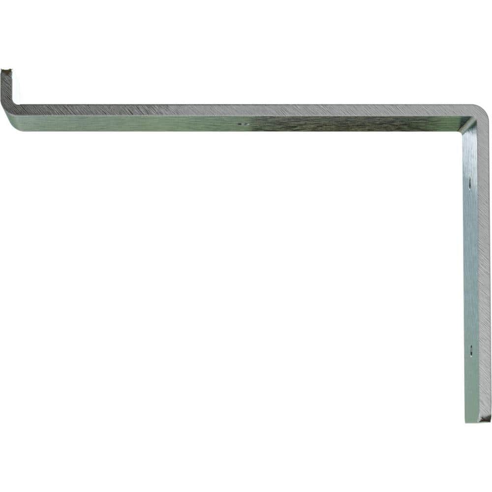 Unfinished Steel Truss Shelf Bracket 2" x 7.25" x 10"