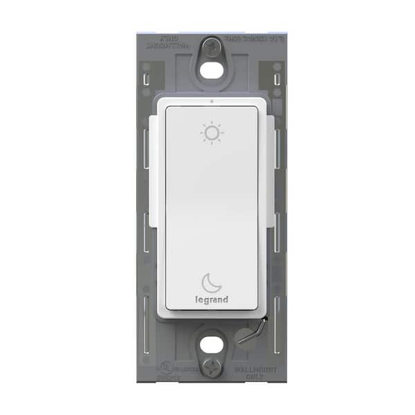 Radiant Wired Wake/Sleep Smart Rocker Light Switch with Netatmo White