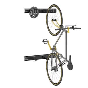 FastTrack Black 1-Bike Vertical Garage Bike Wall Hook