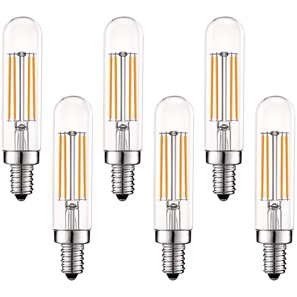 LUXRITE 60-Watt Equivalent T6 T6.5 Dimmable Edison LED Light