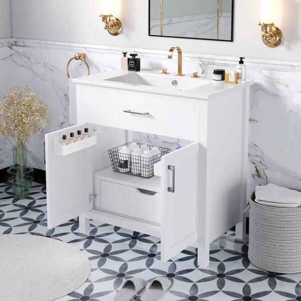 Have a question about Virubi 30 in. W Single Sink Bath Vanity in
