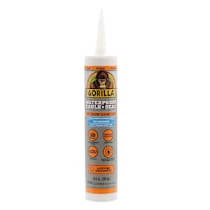 10 oz. Waterproof Caulk and Seal 100% Silicone Sealant Clear