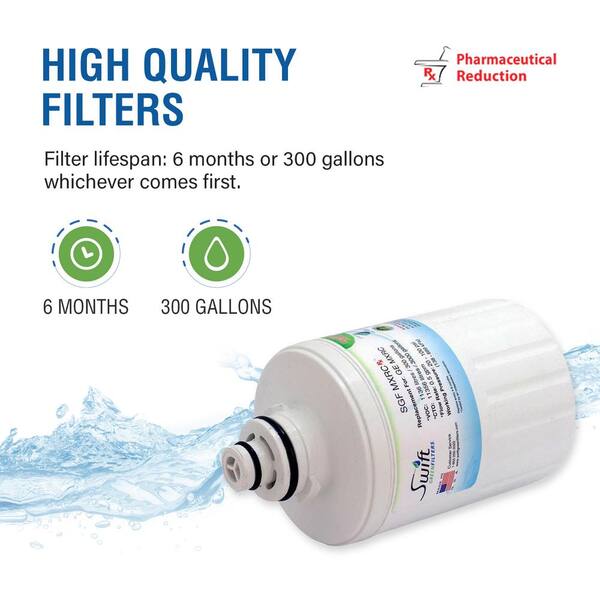 Swift Green Filters Replacement Water Filter for GE MXRC (3-Pack