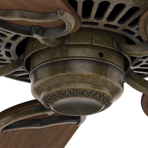 Casablanca Panama 54 in. Indoor Aged Bronze Ceiling Fan 55070