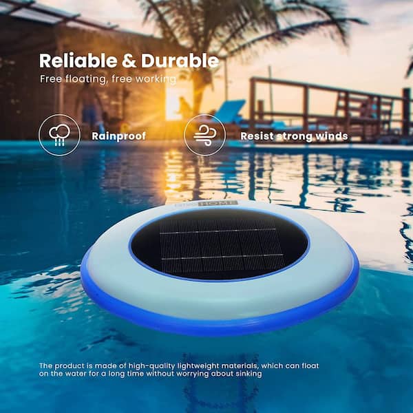 Best Pool Cleaner 2023, Solar Powered Swimming Pool Robot Vacuum