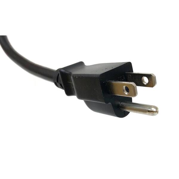 NOB  6 ft 3 Prong IEC320 C13 to NEMA 5-15P Universal Standard AC Power Cord 
