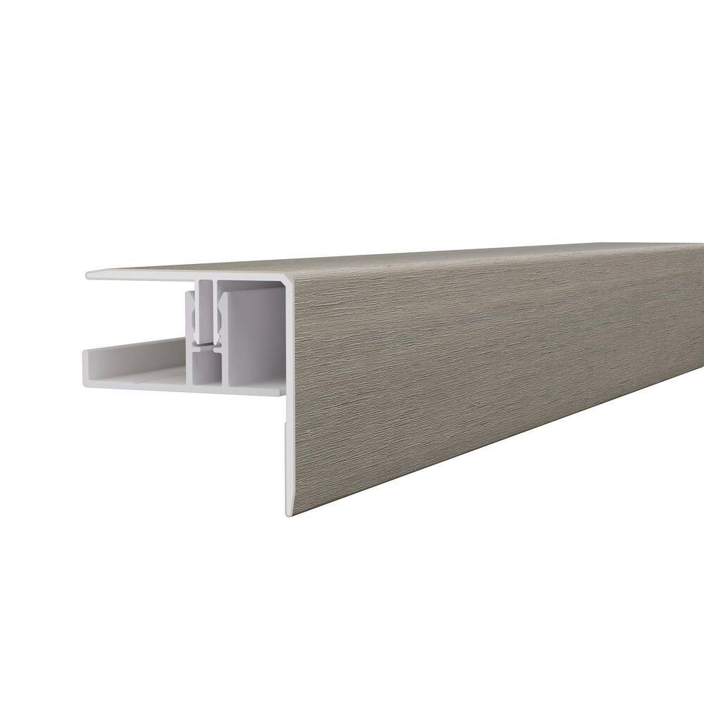 Alusions 1.81 in. x 2 in. x 8 ft. Roman Antique Composite Aluminum F Trim Kit for .5 in. Board price history on PriceWatchPro