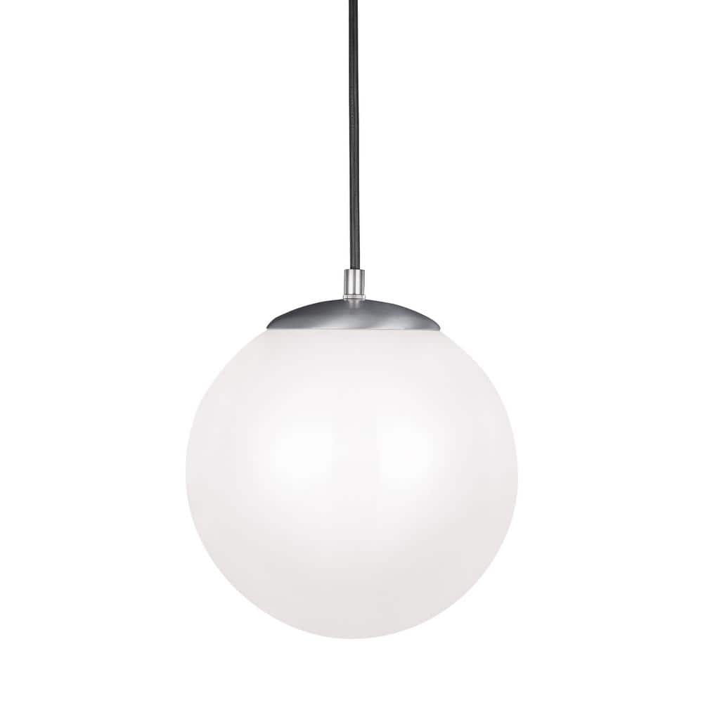 Satin Aluminum LED Globe Pendant Light - Energy Star Certified