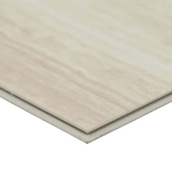 MSI White Ocean 11.81 in. x 23.62 in. Rigid Core Luxury Vinyl Tile Flooring  (19.37 sq. ft. / case)