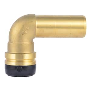 1-1/4 in. Push-to-Connect Brass 90-degree Street Elbow Fitting