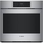 Benchmark Series 30 in. Built-In Single Electric Convection Wall Oven with Air Fryer, Self Cleaning in Stainless Steel