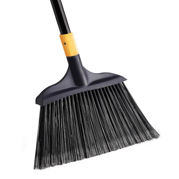 Heavy-Duty 13.4 in. Polypropylene Handle Indoor/Outdoor Upright Broom