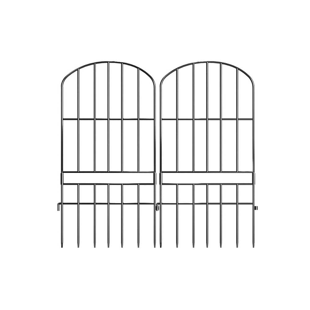Adavin 25 H Rustproof Metal Animal Barrier Garden Fence Black 10-Pack No Dig Underground Protection for Dogs and Rabbits price history on PriceWatchPro