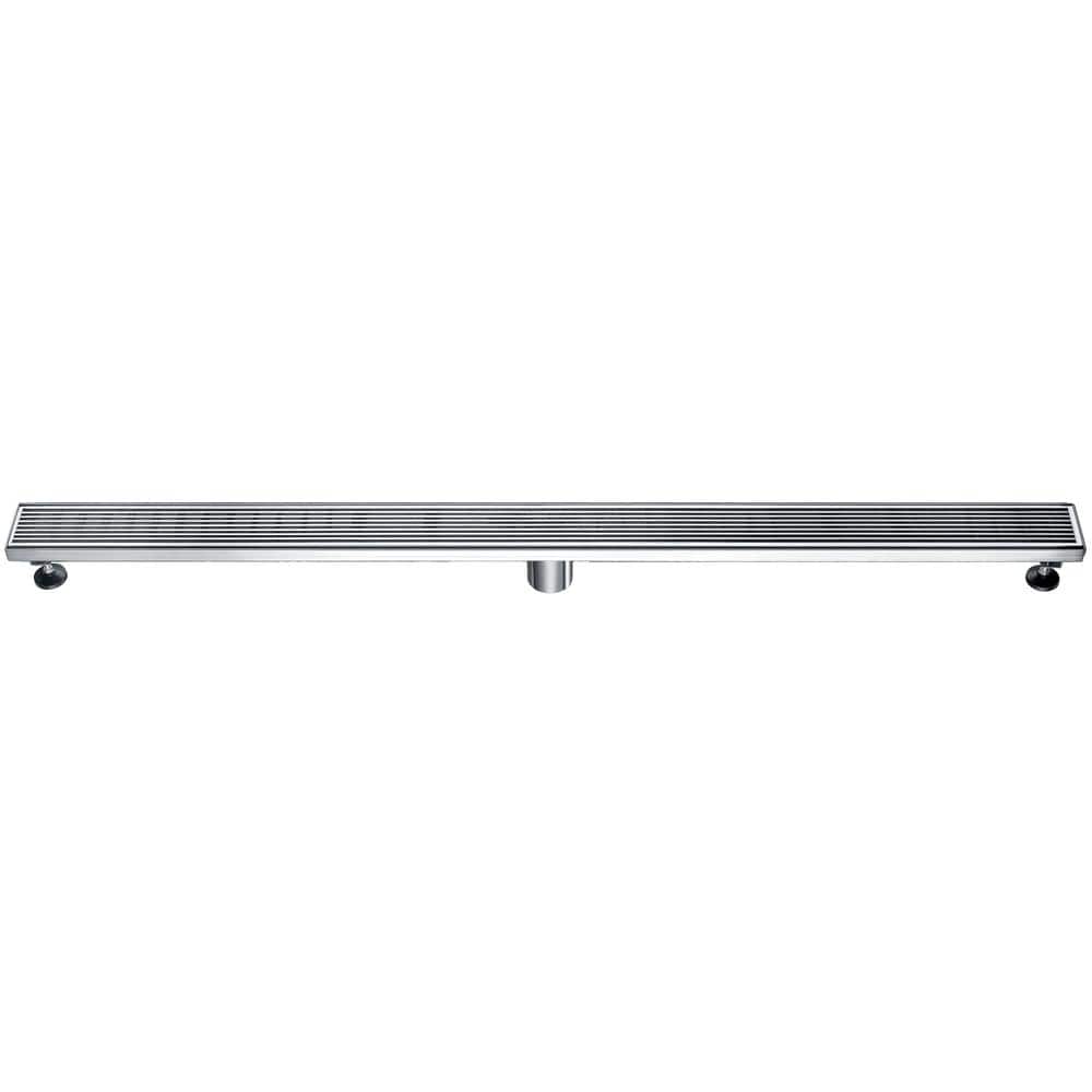 47 Inch Brushed Stainless Steel Linear Shower Drain