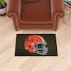 FANMATS Cleveland Browns Brown 3 ft. x 2 ft. Mascot Helmet Area Rug 31733 -  The Home Depot