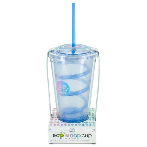 SmartPlanet ECO Mood Cup Color Changing 16 oz. Cold Cup in Blue