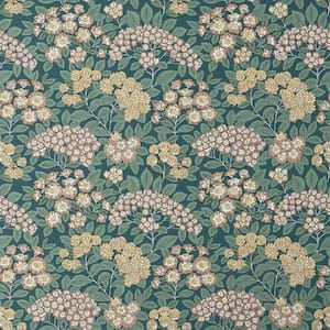 Garden Green Tan Peel and Stick Removable Wallpaper Panel (covers approx. 26 sq. ft.)