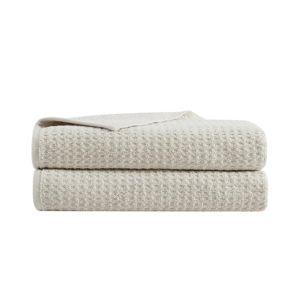 Oversized Navy Blue Cotton Bath Sheet Set