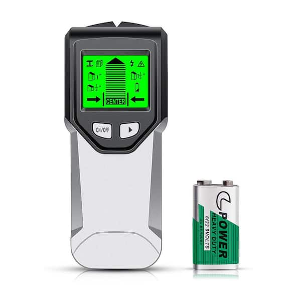 Unbranded 5 in 1 Stud Finder Wall Scanner Tool with Smart Chip LCD Display for Wood Metal AC Wire Detection Silver Grey
