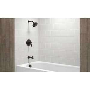 Worth Single-Handle 3-Spray Tub and Shower Faucet in Oil Rubbed Bronze (Valve Included)