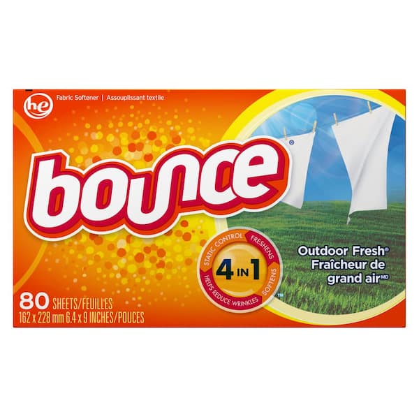 Bounce Free & Gentle Fabric Softener Sheets - 80 count